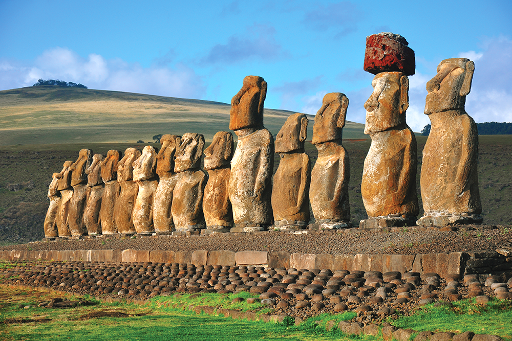 The Mystery of the Moai Statues, (and the bottle) Easter Island / CHILE